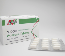 [NP-AG09] NP-AG09  Midori Green Advance TBE Agarose Tablets (75 แท็บเล็ต)